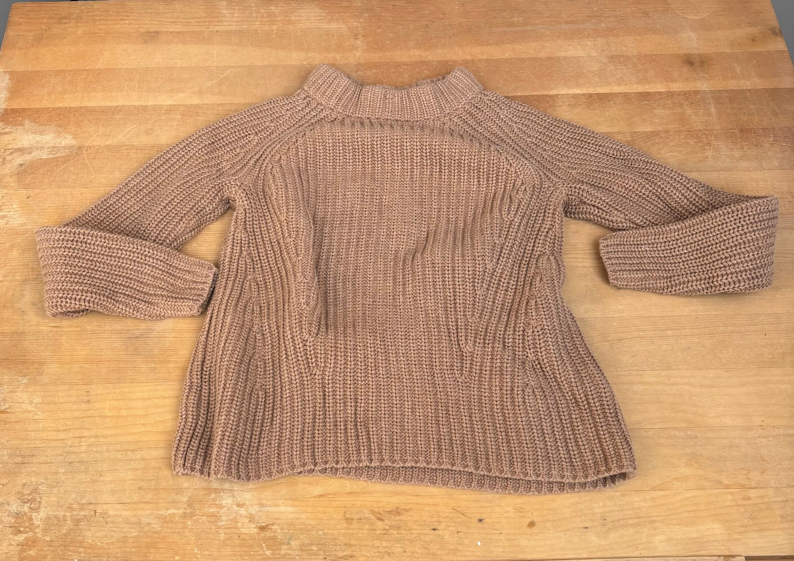 Goodthreads chunky rib turtleneck sweater in taupe, XS (fits S)